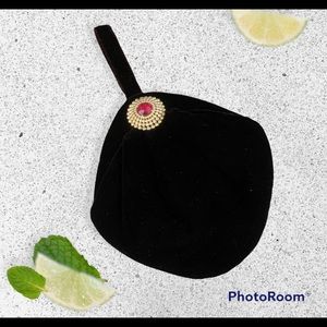 Monet Brand Velvet Handbag